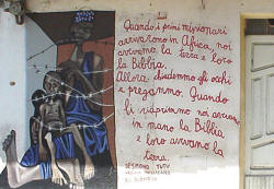 Murales ad Orgosolo in Sardegna