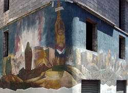 Murales ad Orgosolo in Sardegna